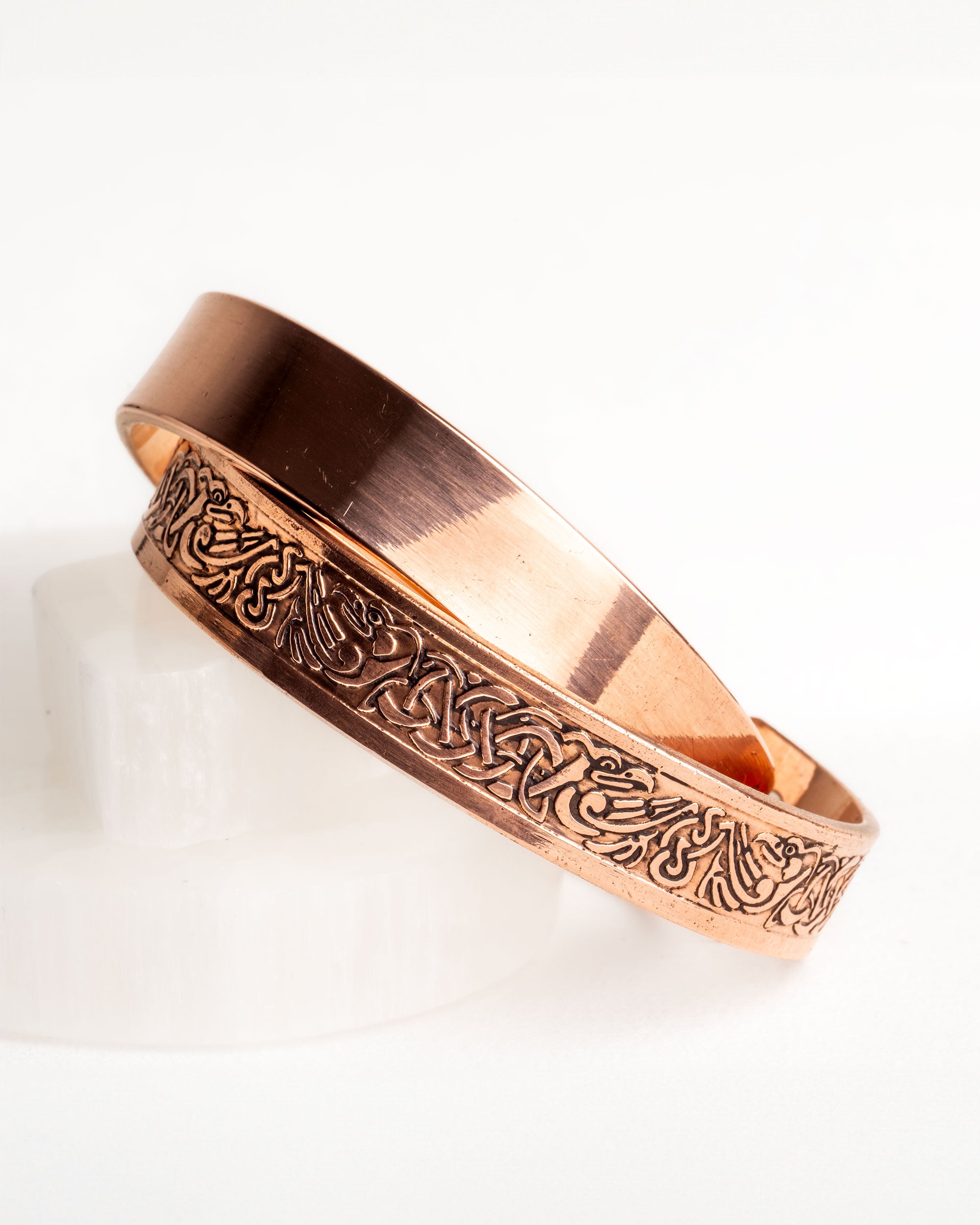 Klassieke koperen magneet armband