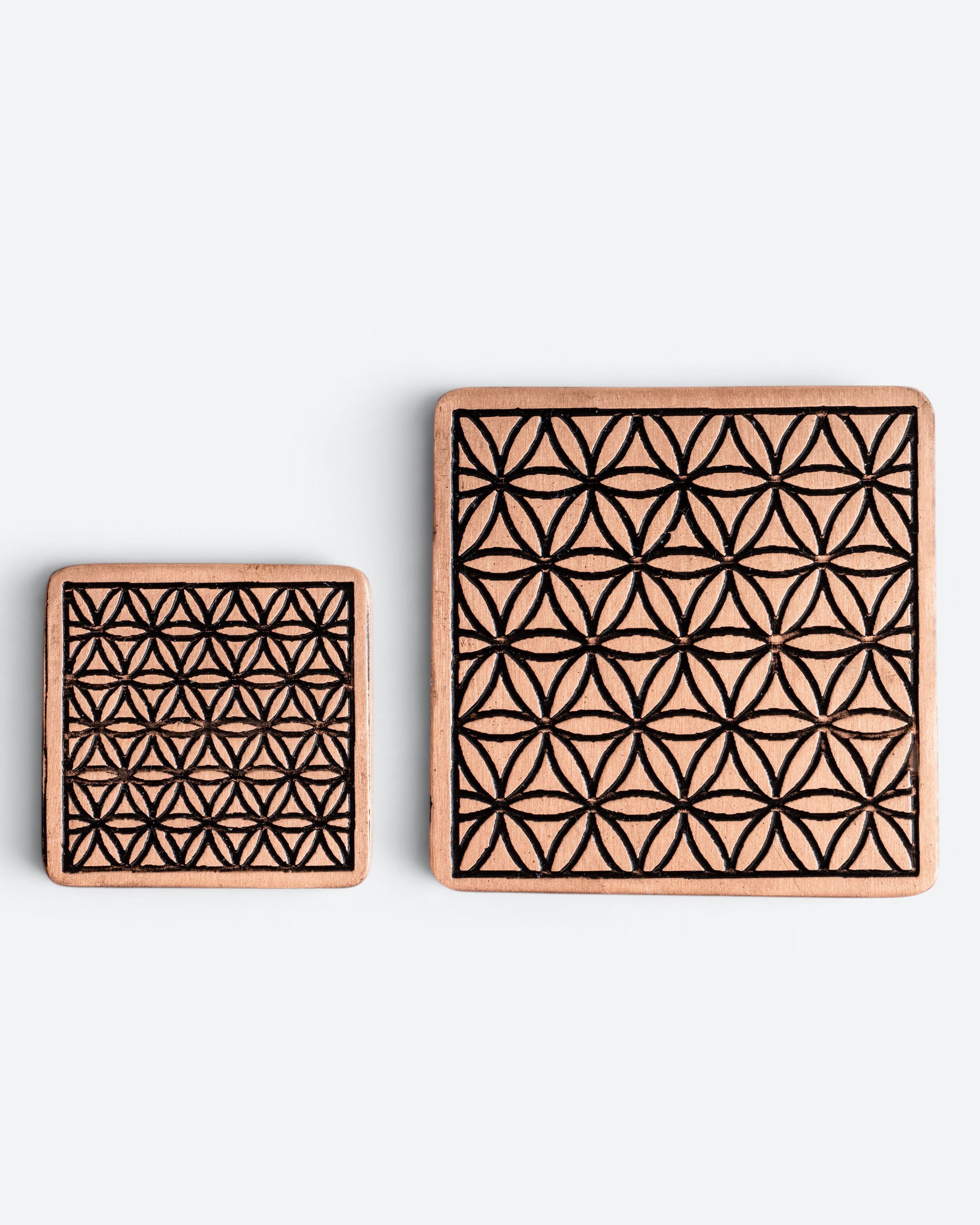 Telefoon & laptop sticker - set met Flower of Life