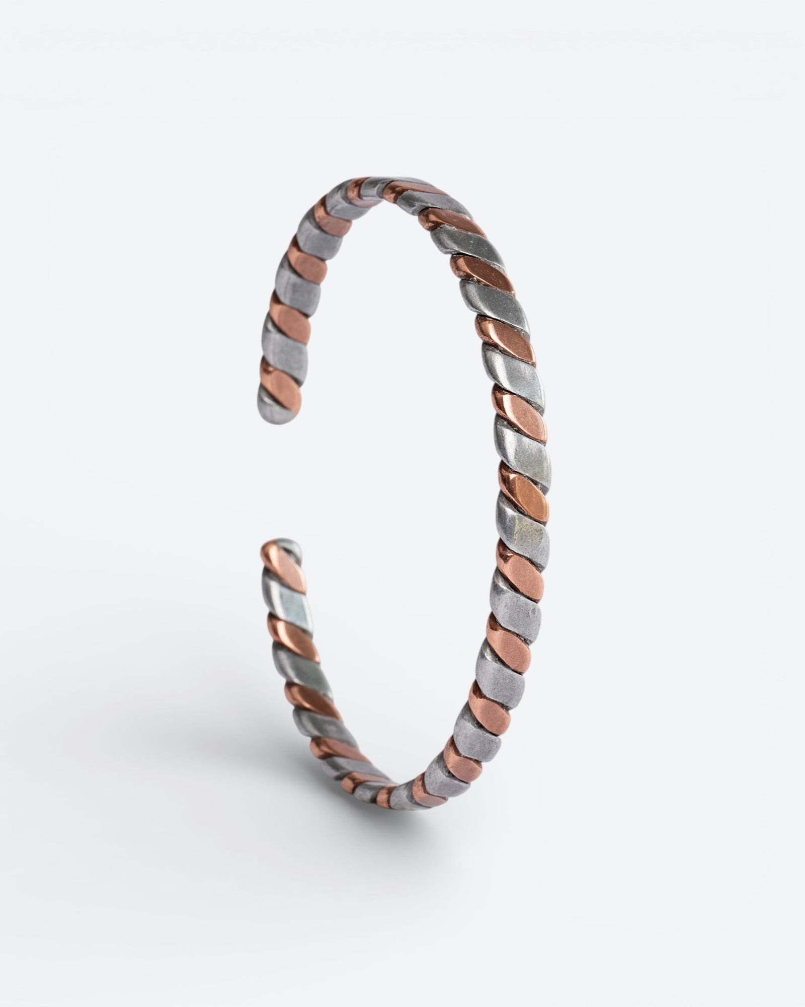 Koperen armband - bicolor