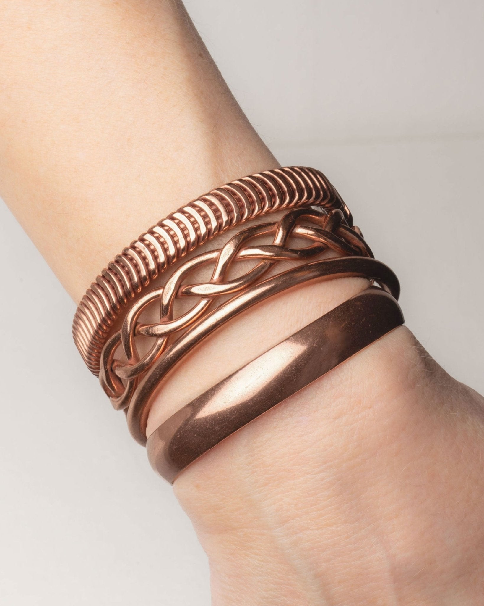 Koperen Magneet Armband - Glad - XS/S - VEDAenergi