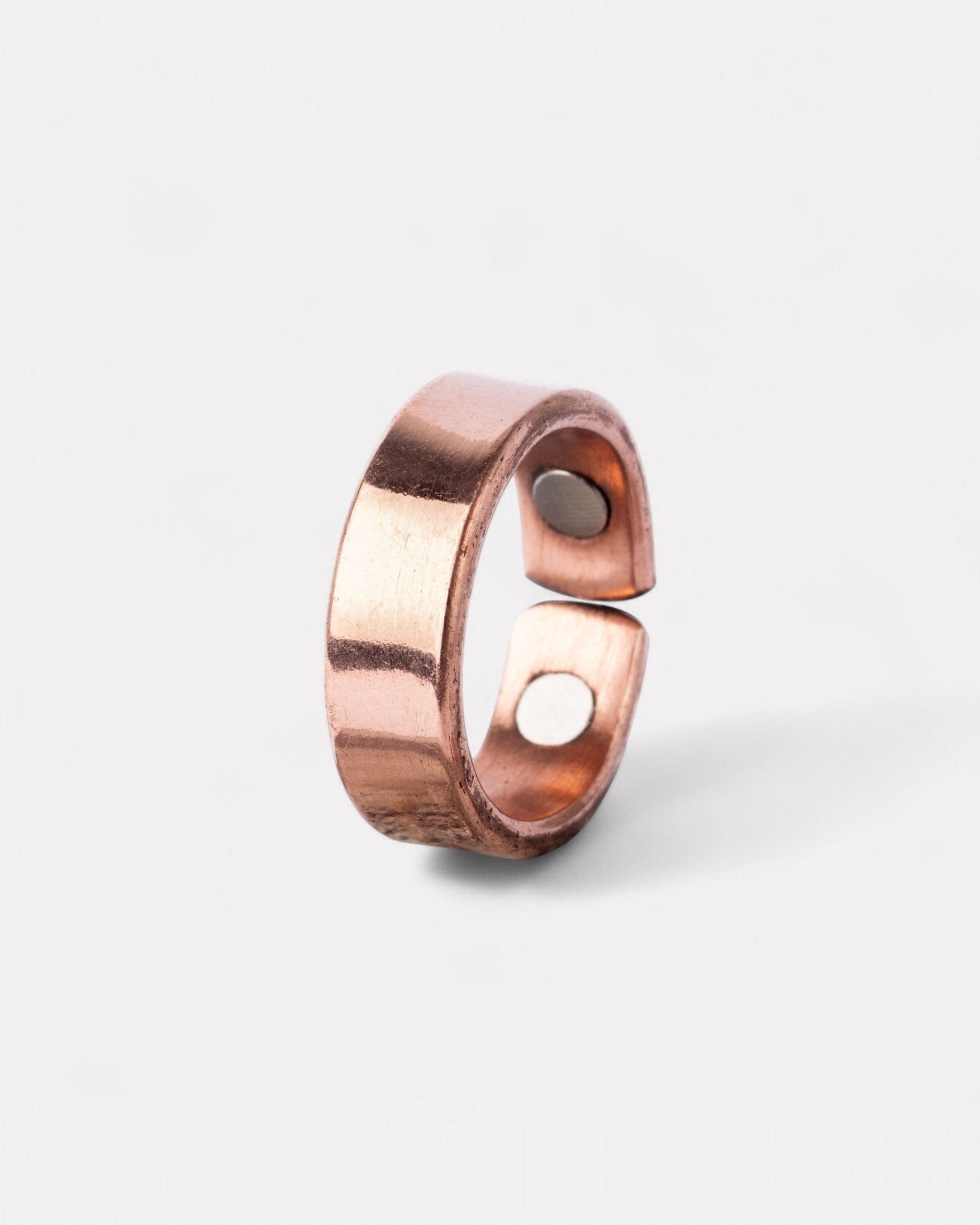 Set van koperen magneet armband en ring - klassiek - VEDAenergi