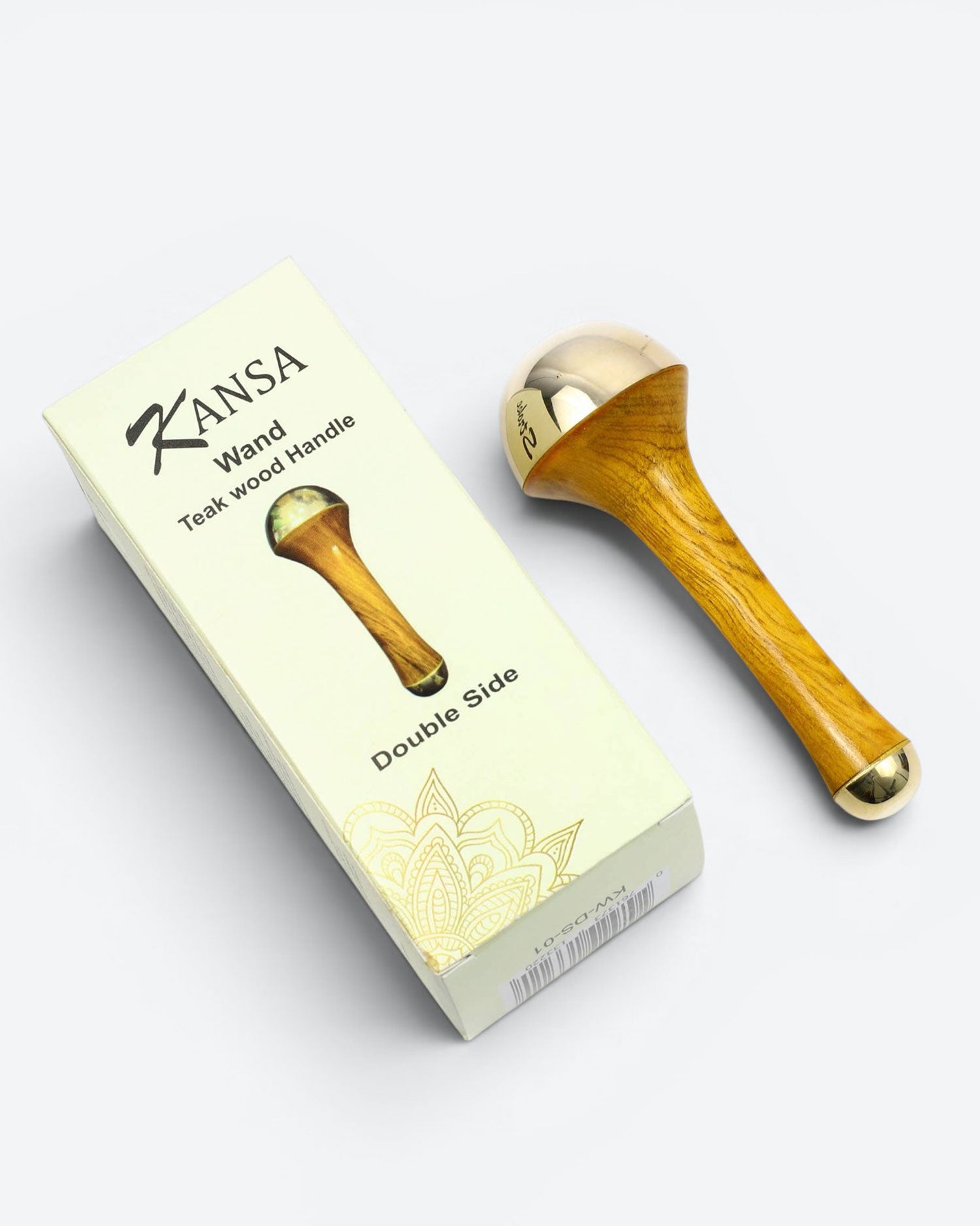 Kansa massage tool dubbel - gezicht & lichaam