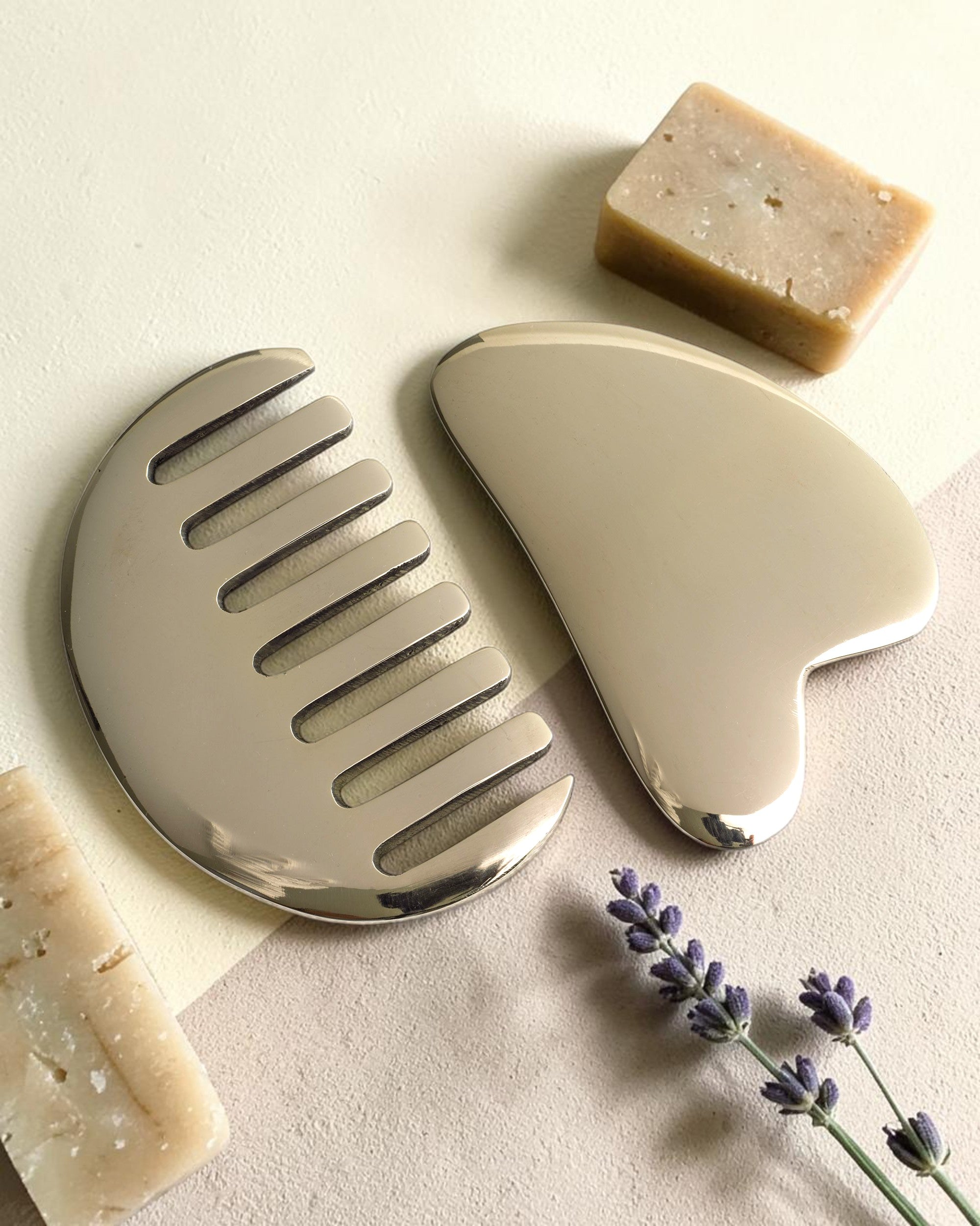 Kansa Gua Sha - Ayurvedische gezichtsmassage