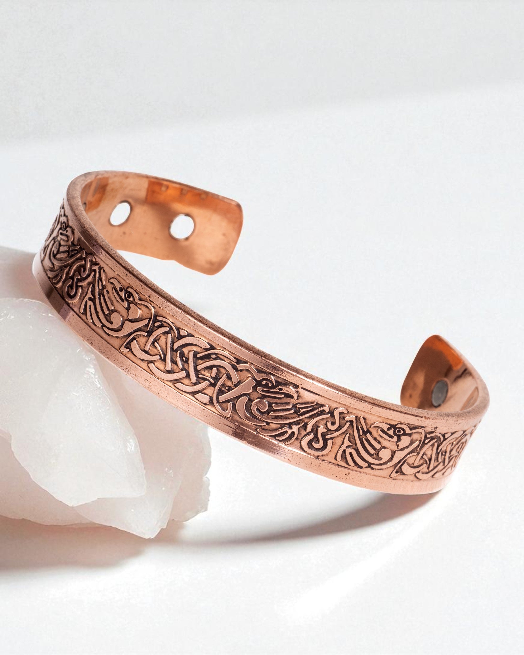 Koperen magneet armband - Adelaar