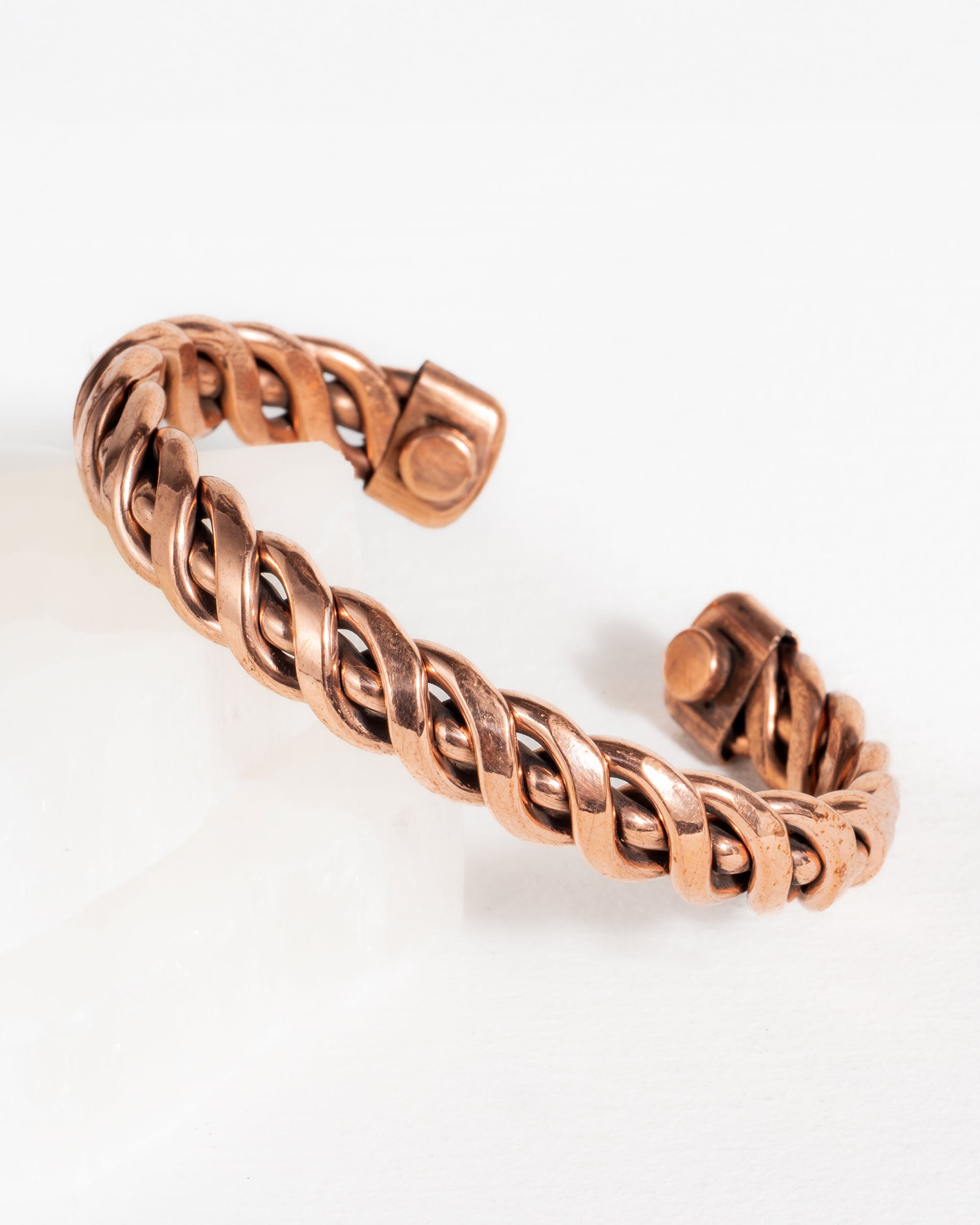 Kupfer-Magnetarmband – gedreht