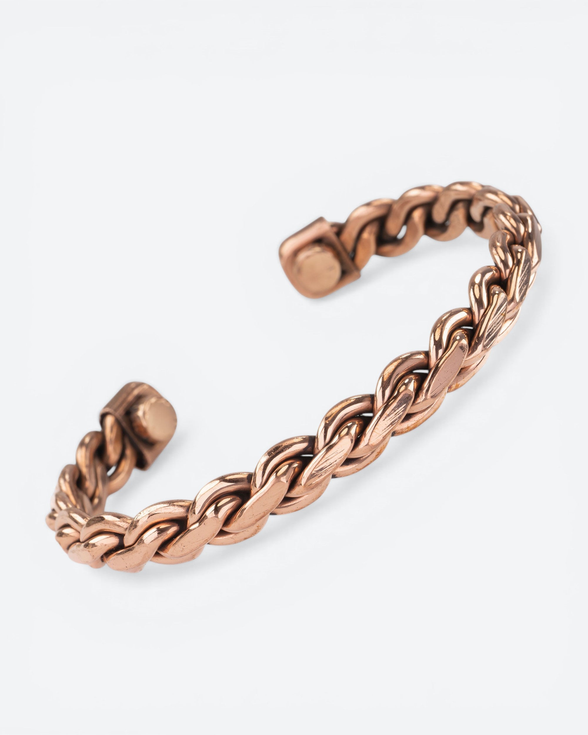 Kupfer-Magnetarmband – gedreht