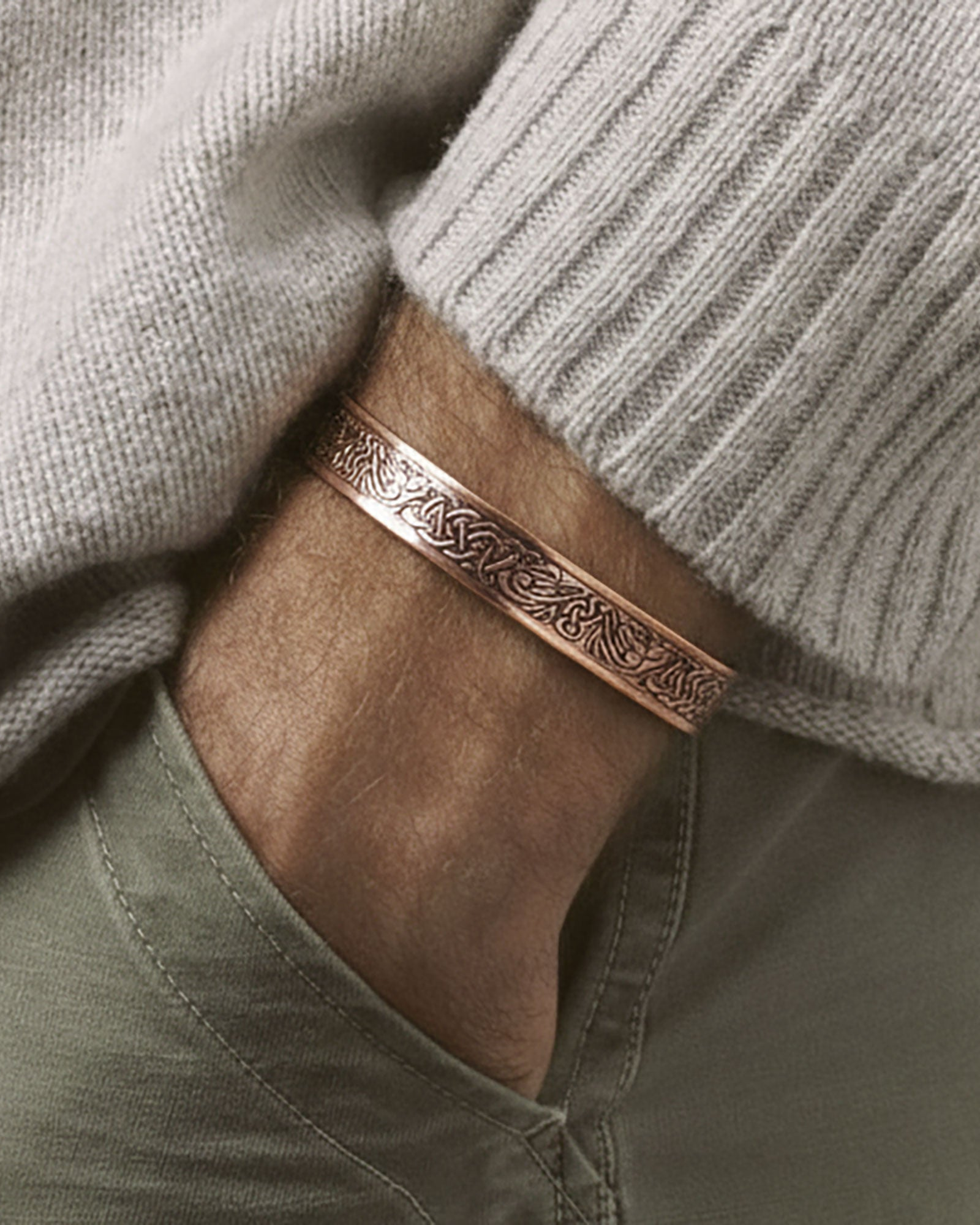 Koperen magneet armband - Adelaar