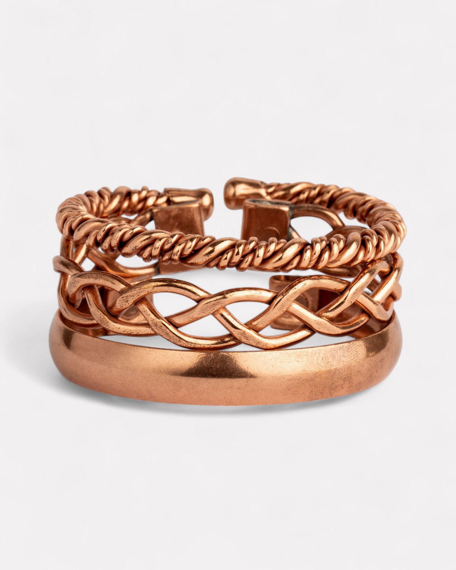 Koperen Magneet Armband - Glad - XS/S - VEDAenergi