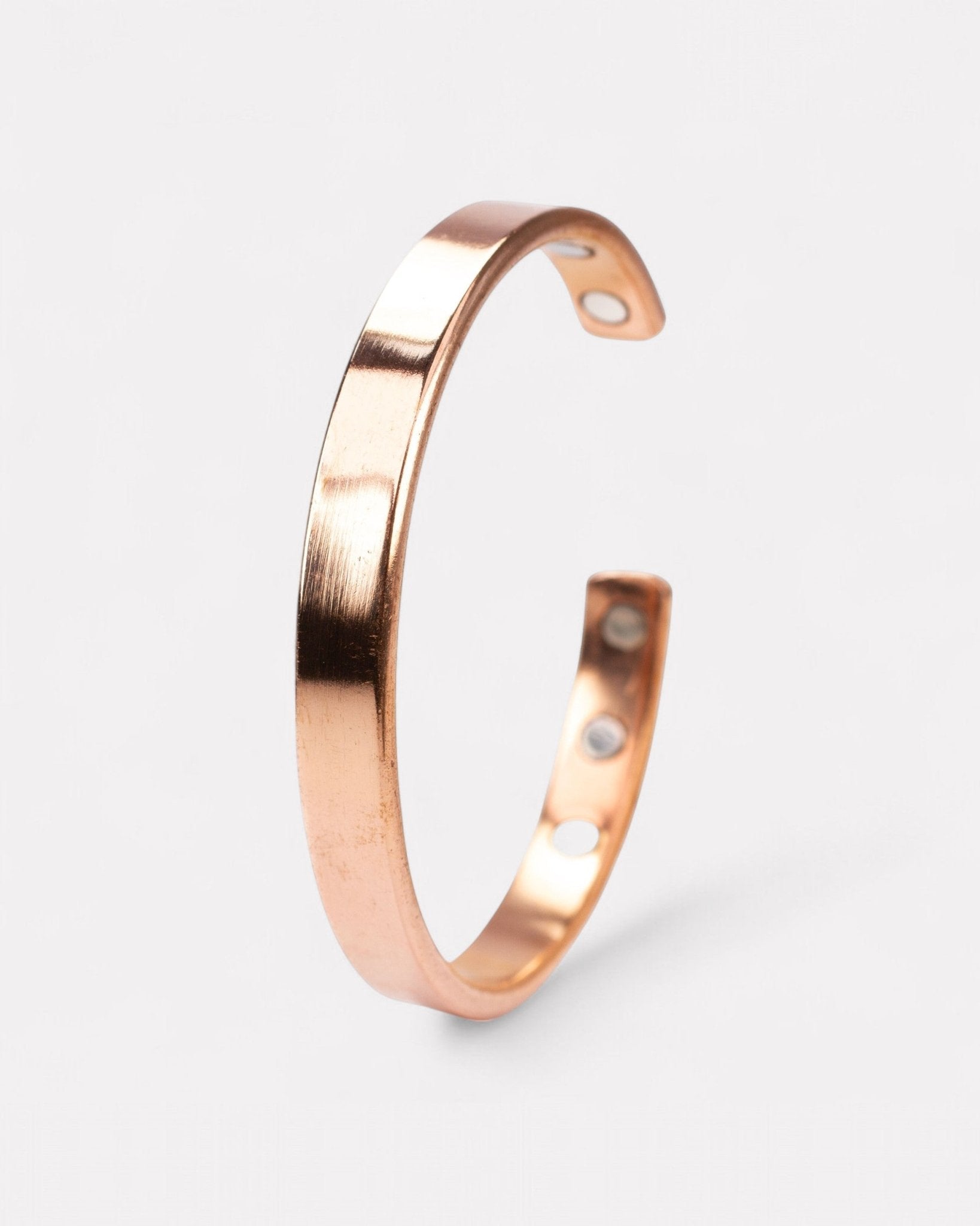 Set van koperen magneet armband en ring - klassiek - VEDAenergi