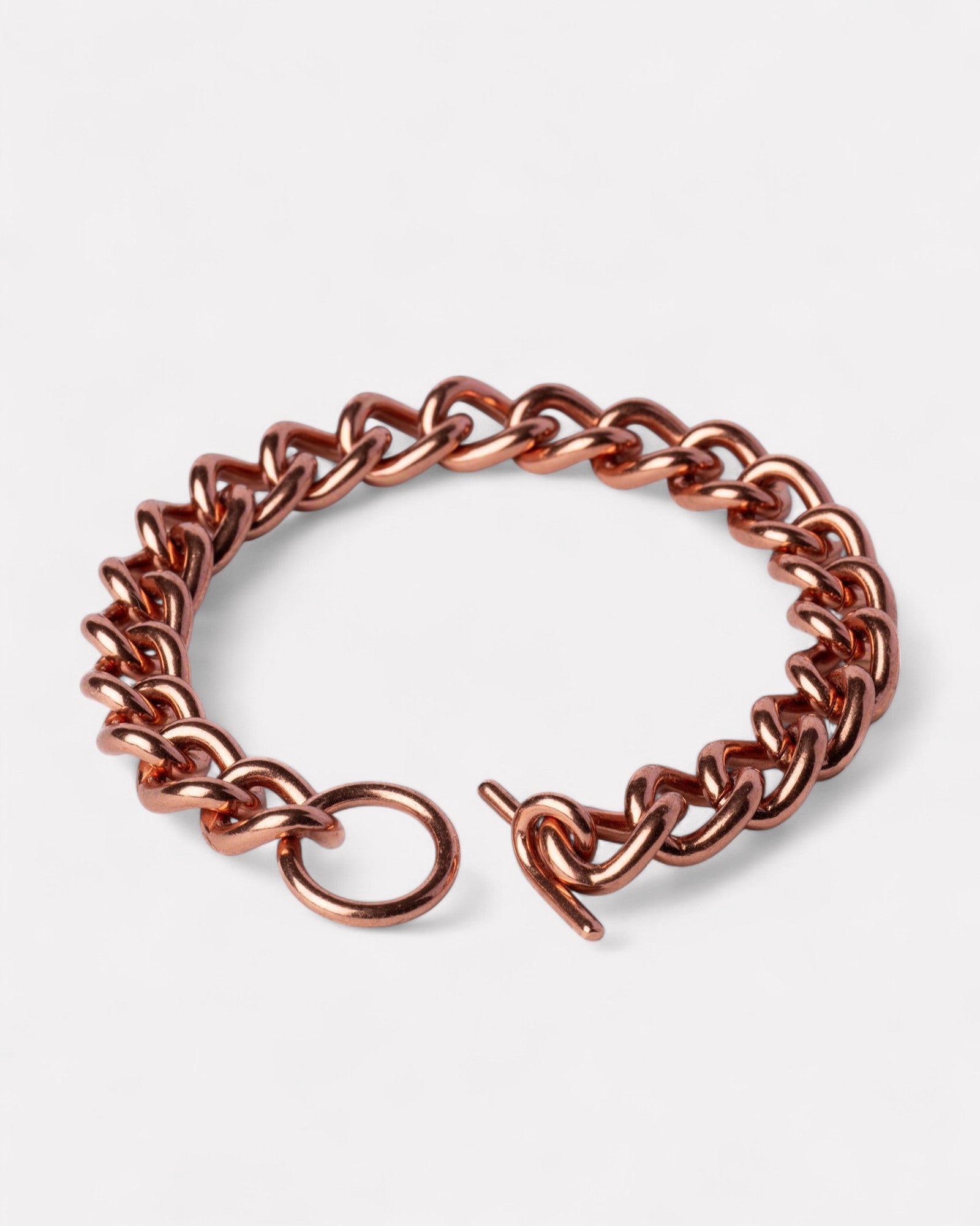 Stoere Koperen Schakelarmband met Magneten – Kracht & Stijl voor de Man - VEDAenergi